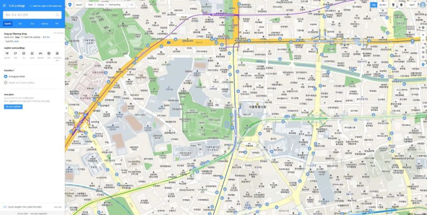 Naver Map dan Kakao Map
