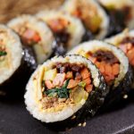 Cara Membuat Gimbap Nasi Gulung Rumput Laut Isi Sayur