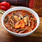 Resep Membuat Jjamppong Mi Kuah Seafood Pedas